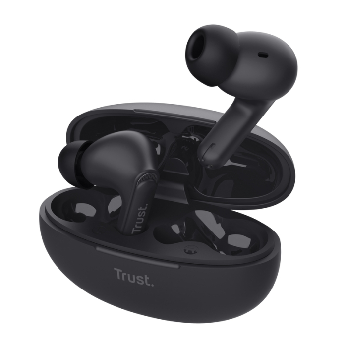 TRUST Yavi Bluetooth ENC Earbuds Black на супер цена