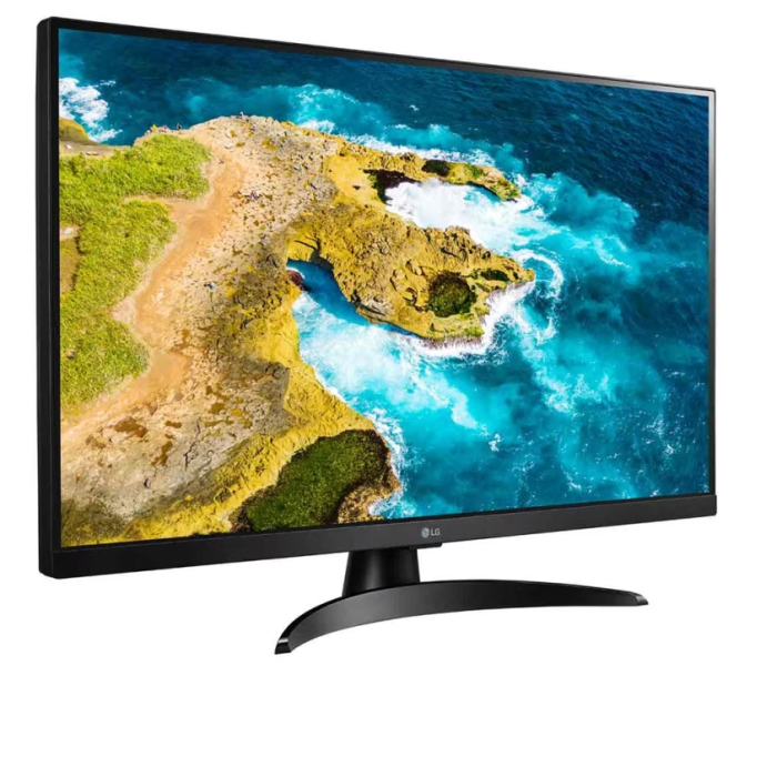 LG 27TQ615S-PZ, 27.0" IPS, Smart webOS, TV Tuner DVB-T2/C /S2, 1000:1, Mega DFC, 250cd, Full HD (1920 x 1080), Wi-Fi, LAN, AirPlay, HDMI, CI Slot, USB 2.0, Bluetooth, AI Sound, Speakers, Black (тъмнейл - 3)