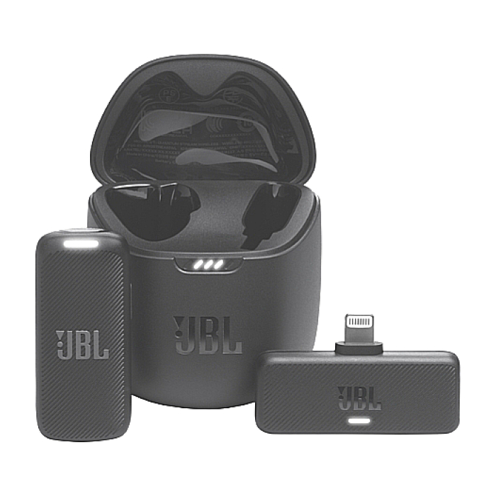 JBL QUANTUM Stream Wireless Lightning - Wearable wireless streaming microphone for lighting connection