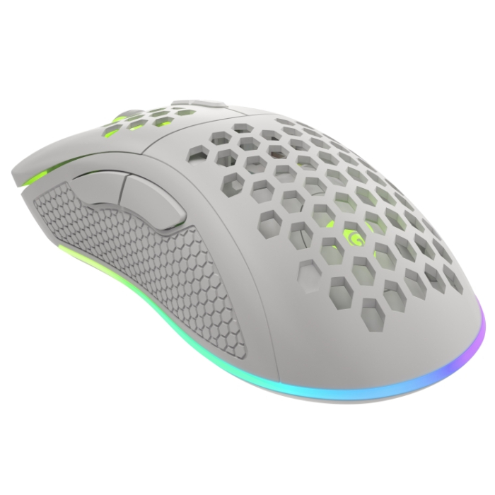 Genesis Light Weight Gaming Mouse Krypton 550 8000 DPI RGB Software White (тъмнейл - 2)