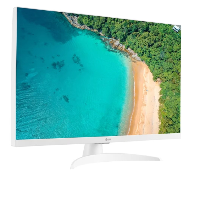 LG 27TQ615S-WZ, 27.0" IPS, Smart webOS, TV Tuner DVB-T2/C /S2, 1000:1, Mega DFC, 250cd, Full HD (1920 x 1080), Wi-Fi, LAN, AirPlay, HDMI, CI Slot, USB 2.0, Bluetooth, AI Sound, Speakers, White (тъмнейл - 3)