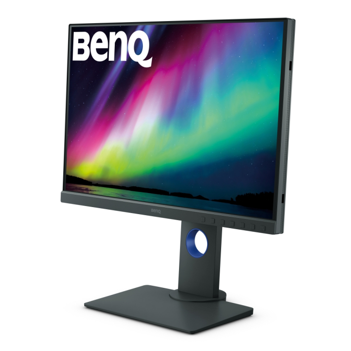 BenQ SW240, 24.1" IPS, 5ms, 1920x1200, 16:10, Photographer Monitor, 99% Adobe RGB, 14-Bit 3D LUT, Delta E ? 2, 1000:1, 20M:1 DCR, 10bit, 250 cd/m2, HDMI, DVI, DP, USB hub, Headphone jack, Card reader, Height Adj., Pivot, Tilt, Swivel, Gray (тъмнейл - 2)