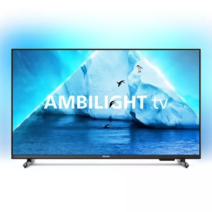 Philips 32PFS6908/12, 32" FHD LED 1920x1080, DVB-T2/C/S2, Ambilight 3, HDR 10+, HLG, Dolby Vision, Dolby Atmos, Smart, New OS, Pixel Precise UHD Quad Core, 8GB, HDMI*3, USB*2, Cl+, 802.11n, Lan, 12W RMS, Black (тъмнейл - 2)