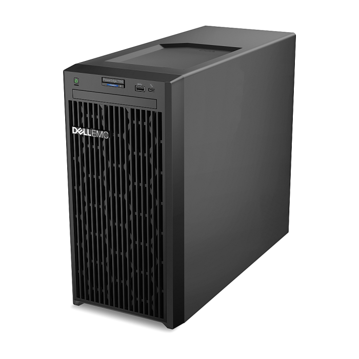 Dell PowerEdge T150, Chassis 4 x 3.5", Intel Xeon E-2314 (8M Cache, 2.8GHz), 16GB (1x16GB) 3200MHz UDIMM ECC, 1x 2TB SATA (7.2k rpm), Broadcom 5720 Dual 1Gb LOM, No Raid Controller (Software RAID S150), iDRAC9 Basic 15G, 3Y Basic Onsite на супер цена