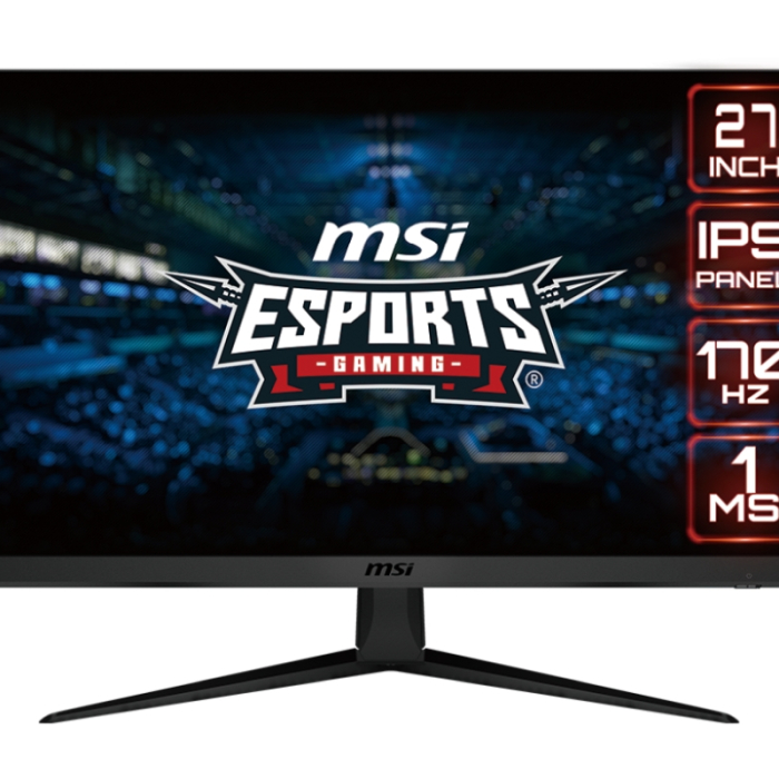 MSI Optix G2712, 27", IPS, 1ms, 170Hz, FHD 1920x1080, FLAT, AG, FreeSync Premium, Anti-Flicker, Less Blue Light, Night Vision, 250 cd/m2, Contrast 1100:1, DCR 100M:1, 2x HDMI 1.4b, DP 1.2a, 1x Earphone out, Tilt, VESA 100, Frameles, 9S6-3CB51T-060