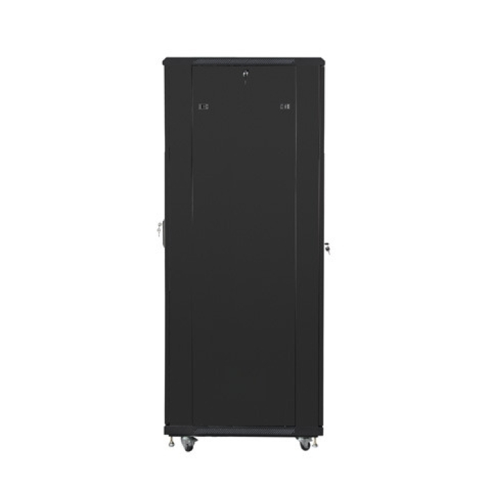 Lanberg rack cabinet 19" free-standing 42U / 800x800 self-assembly flat pack with mesh door, black (тъмнейл - 3)