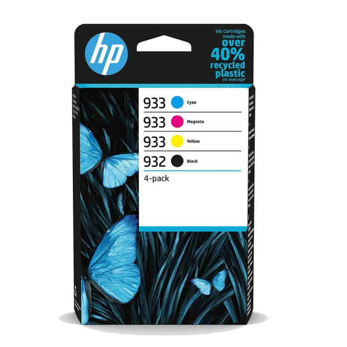 HP 932 Black / 933 CMY Original Ink Cartridge 4-Pack на супер цена