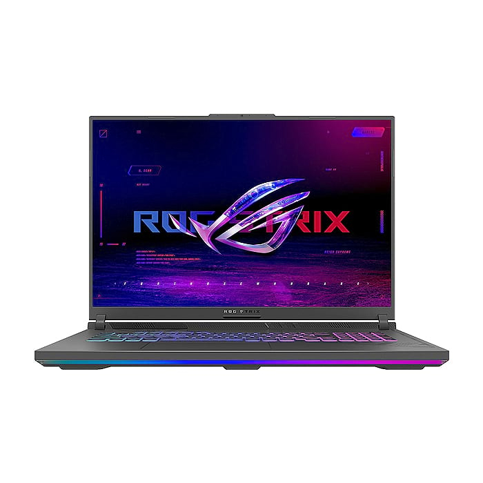 Asus ROG Strix G18 G814JV-N5042W, Intel i7-13650HX 2.6 GHz 24M Cache, up to 4.9 GHz), FHD+ 16:10 (1920 x 1200,) 165 Hz,16GB DDR5 , 1TB PCIe4., RTX 4060  8GB DDR6, WiFi 6, RGB Per-Key Kbd, Windows 11, Eclipse Gray