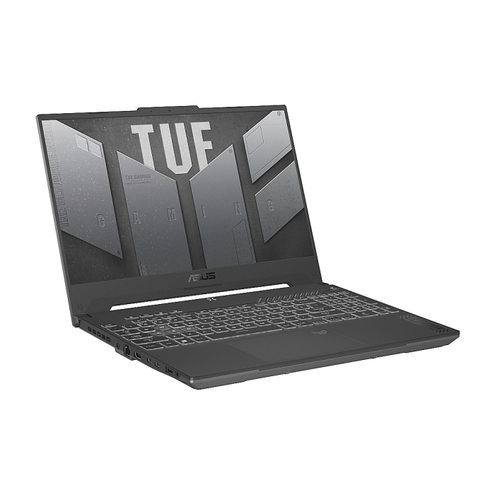 Asus TUF F15 FX507VU-LP150, Inte i7-13620H 2.4 GHz (24M Cache, up to 4.9 GHz, ), 15" FHD(1920 x 1080) 16:9,,16GB DDR5 (2x8) ,512 GB PCIe 4.0,RTX 4050 6GB GDDR6, Wi-Fi 6(802.11ax)Backlit Chiclet Keyboard 1-Zone RGB, no OS, Mecha Gray (тъмнейл - 1)