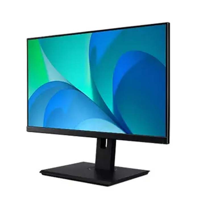 Acer Vero B247YEbmiprxv, 23.8" ZeroFrame IPS LED, Anti-Glare, 4ms (GTG), 100Hz, 100M:1, 250nits, 1920x1080, Flicker-Less, BlueLightShield, HDMI, VGA, DP, Speaker, Audio out, FreeSync, VESA,black (тъмнейл - 2)