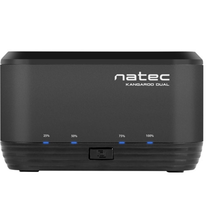 Natec HDD Docking Station Kangaroo Dual SATA USB 3.0 (тъмнейл - 2)