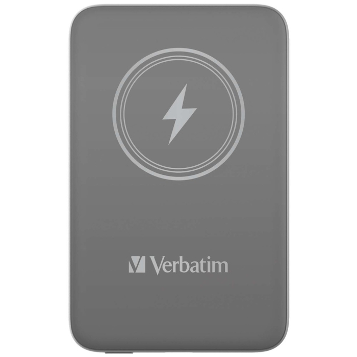 Verbatim MCP-10GY Power Pack 10000 mAh with UBS-C® PD 20W / Magnetic Wireless Charging 15W Grey на супер цена