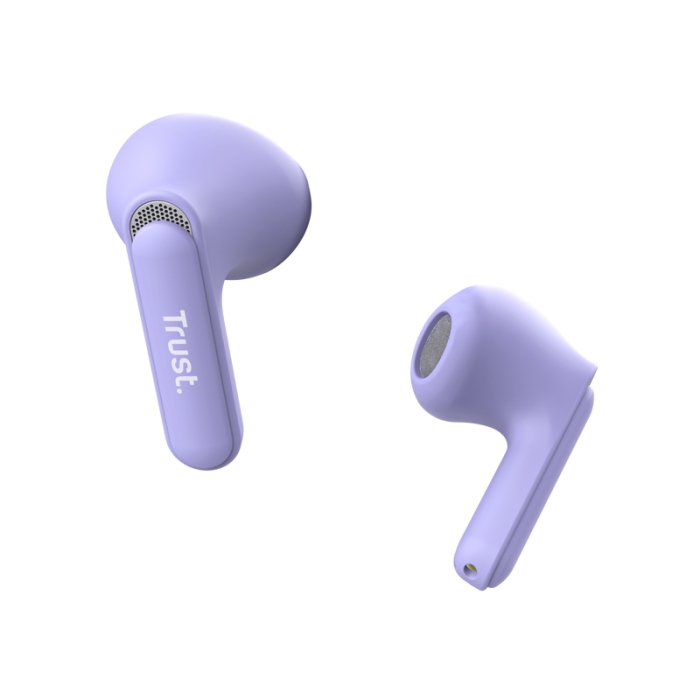 TRUST Yavi Bluetooth ENC Earphones Purple (тъмнейл - 4)