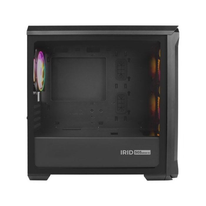 Genesis PC Case Irid 503 ARGB V2 MATX Mini Tower Window, Black (тъмнейл - 4)