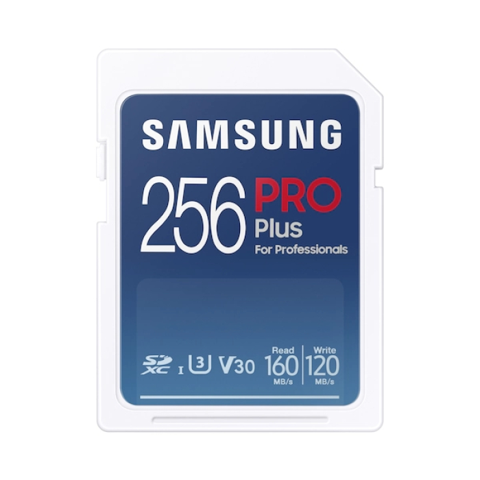 Samsung 256GB SD PRO Plus + Reader, Class10, Read 160MB/s - Write 120MB/s (тъмнейл - 1)