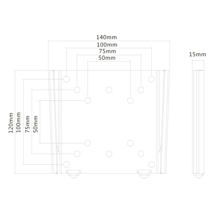 Neomounts by NewStar Flat Screen Wall Mount (fixed, ultrathin) (тъмнейл - 2)