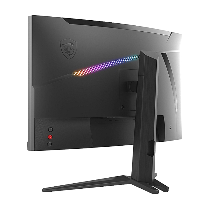 MSI MAG 275CQRXF, 27", Rapid VA, 240Hz, 1ms, WQHD 2560x1440, FreeSync Premium, Curved, HDR 400, ClearMR 7000, APP, KVM, Mystic Light, Console Mode, 300 nits, 2500:1, 100M:1, 1x DP(1.4a), 2x HDMI (2.0b), 1x Type-C (DP alt.), Heigh Adj. 130mm, Tilt (тъмнейл - 3)