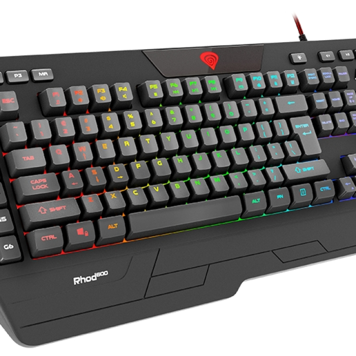 Genesis Gaming Keyboard Rhod 600 Rgb Backlight Us Layout (тъмнейл - 2)