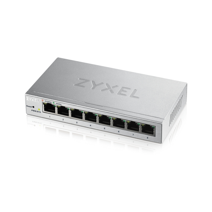 ZyXEL GS1200-8, 8 Port Gigabit web managed Switch на супер цена