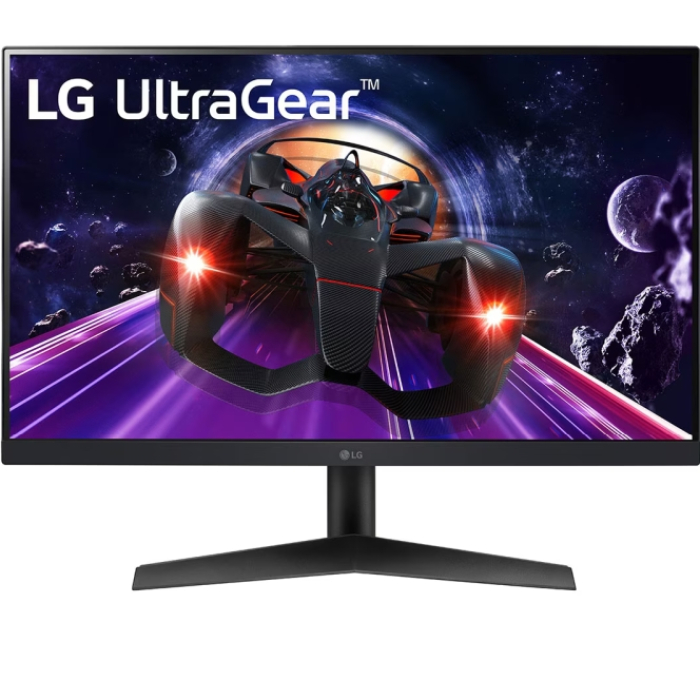 LG 24GN60R-B, UltraGear, 23.8" IPS, AG, 1ms GtG, 144Hz, 1000:1, 300cd/m2, Full HD 1920x1080, NVIDIA G-SYNC, Radeon FreeSync, HDR 10, sRGB 99%, HDMI, DisplayPort, Reader Mode, Headphone out, Tilt, Black