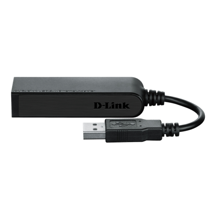 D-Link USB 2.0 10/100Mbps Fast Ethernet Adapter (тъмнейл - 1)