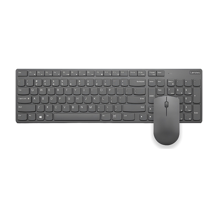 Lenovo Professional Wireless Rechargeable Combo Keyboard and Mouse-US Euro на супер цена