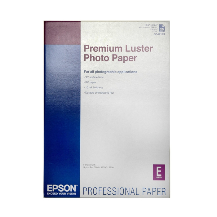 Epson Premium Luster Photo Paper (250), DIN A2, 250g/m2, 25 Blatt на супер цена