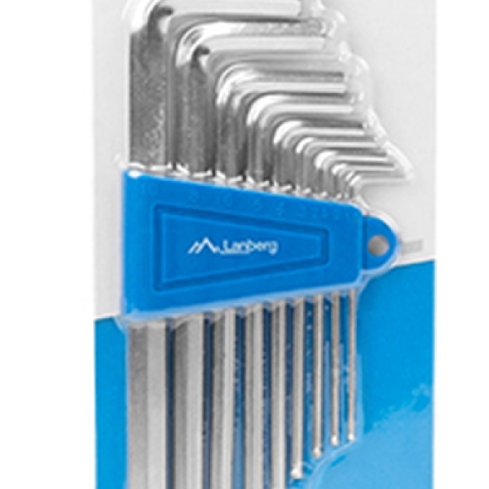 Lanberg hex key/allen wrench set with ball end 9pcs (тъмнейл - 2)