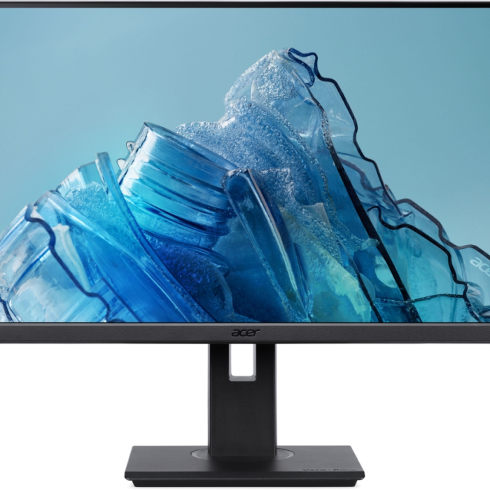 Acer Vero B277Ebmiprzxv, 27" IPS LED ZeroFrame, Anti-Glare, FreeSync, 4ms (GTG), 100Hz, 100M:1, 250nits, 1920x1080, Flicker-Less, BlueLightShield, Speakers, Audio In/Out, HDMI, VGA, DP, USB HUB 3.2 (1up 4down) VESA, Black