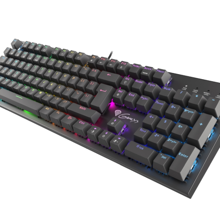 Genesis Mechanical Gaming Keyboard Thor 300 RGB Backlight Outemu Brown Switch US Layout (тъмнейл - 1)