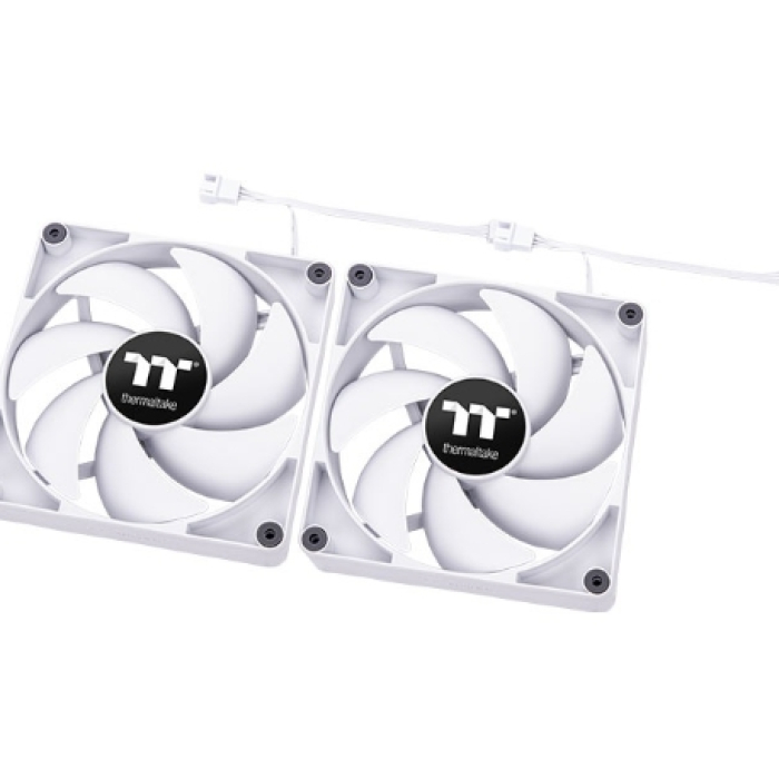 Thermaltake CT120 PC Cooling Fan 2 Pack White (тъмнейл - 3)