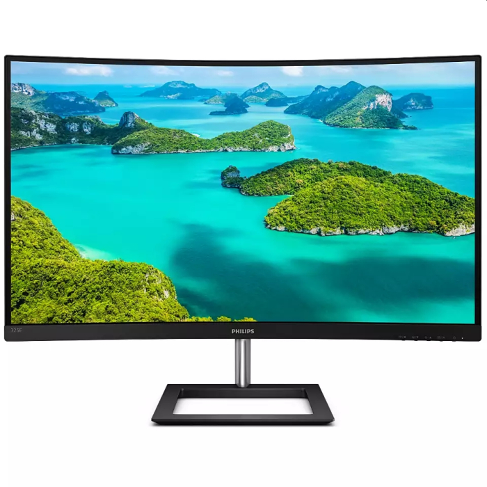 Philips 325E1C/00, 31.5", Curved 1500R, VA, WLED, 2560x1440@75Hz, 4ms GTG, 250cd/m2, 3000:1, Mega Infinity DCR, FreeSync/Adaptive Sync, FlickerFree, Low Blue Mode, Tilt, D-SUB, HDMI, DP на супер цена