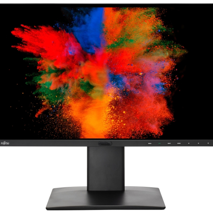 Fujitsu DISPLAY P27-8 TS UHD 27" Ultra Wide, LED, P-Line, IPS,5ms,1300:1,350cd/m2,3840x2160 UHD,1xMiniDisplayPort, 1xDisplayPort 1.2,2xHDMI 2.0, 4xUSB, 4-in-1 stand, Sp.2x2W, Height adj.130mm,Rotation 90°,Tilt -5°/+35°, Swivel 340°, Pres.sens.,Matt B на супер цена