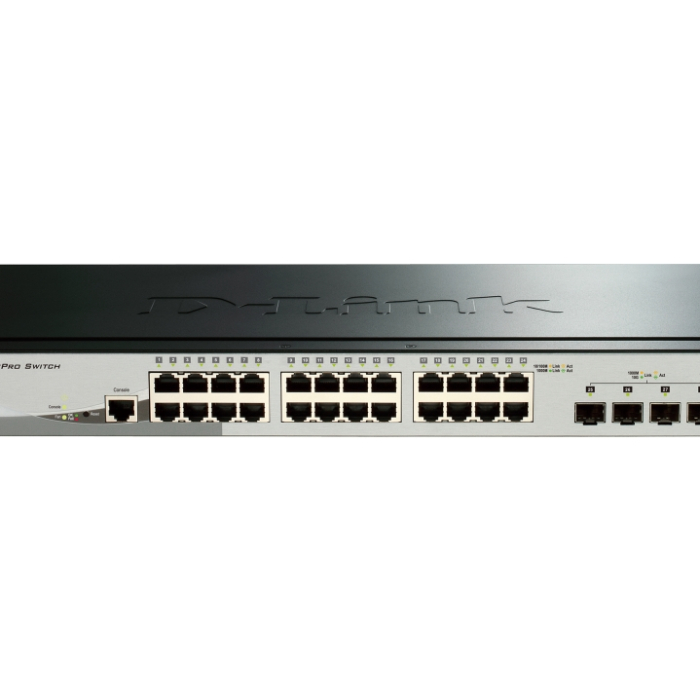 D-Link 28-Port Gigabit Stackable Smart Managed Switch including 4 10G SFP+