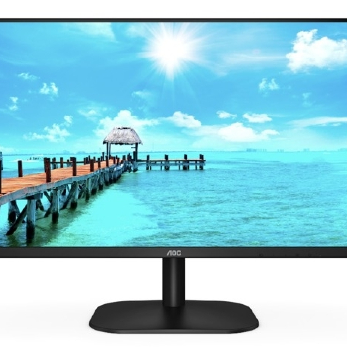 AOC 27B2AM 27" WLED VA 1920x1080@75Hz, 4ms GTG, 250cd/m2, 4000:1, 20M:1 DCR, Low Blue Light, Tilt, D-SUB, HDMI, Speakers, Black