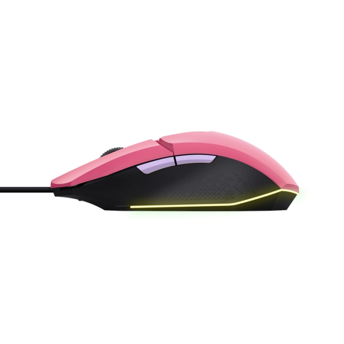 TRUST GXT109 Felox Gaming Mouse Pink (тъмнейл - 3)