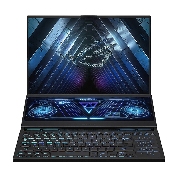 Asus ROG Zephyrus Duo 16 GX650PI-NM011X, AMD Ryzen 9 7945HX , 16"WQXGA (2560 x 1600,16:10) 240Hz, 32GB DDR5 4800Mhz(2*16), 2TB PCIe 4. RTX 4070  8GB GDDR6,Wi-Fi 6E(802.11ax), Backlit Chiclet Keyboard Per-Key RGB, Windows 11 Pro, Black (тъмнейл - 3)