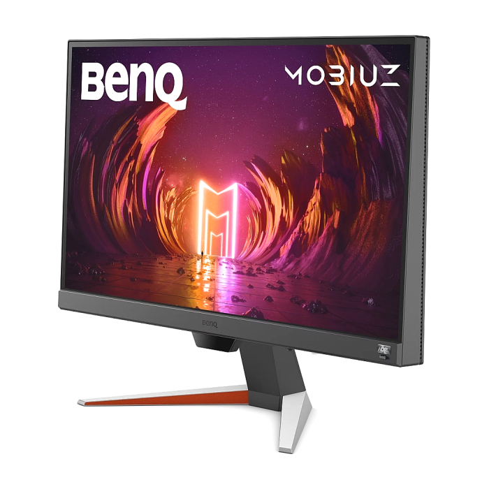 BenQ MOBIUZ EX240N 23.8" VA, 1920x1080 FHD, 1ms 165Hz, 250 cd/m2, FreeSync Premium, HDMI 2.0, DP, HDRi, B.I.+, treVolo 2x 2.5W speakers, Tilt (down/up) -5 - 15°, Eye-care VESA 100x100, Silver (тъмнейл - 1)