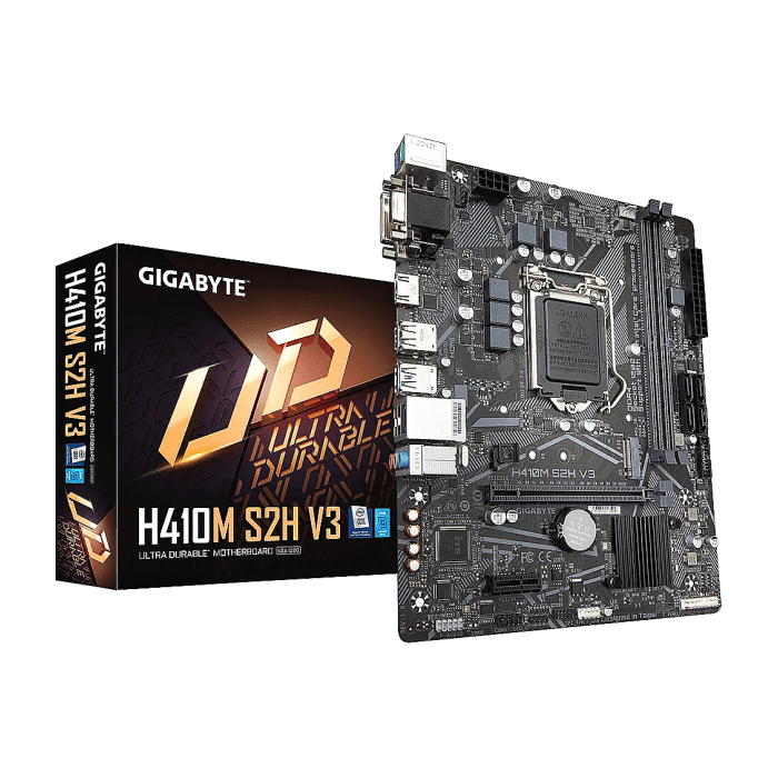 GIGABYTE H410M S2H V3, поглед отстрани