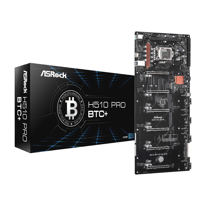 qASROCK H510 PRO BTC+, кутия