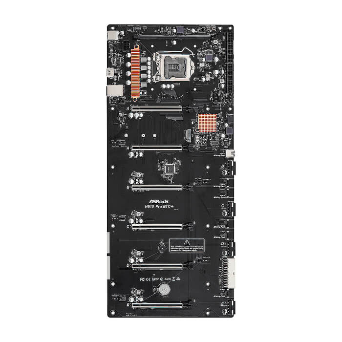 Дънна платка ASROCK H510 PRO BTC+ ID 80202 (тъмнейл - 2)