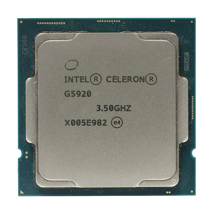 Intel® Celeron® G5920, поглед отгоре