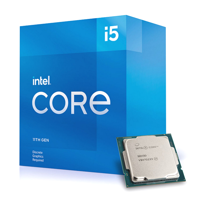 Процесор Intel® Core™ i5-11400F, поглед кутия