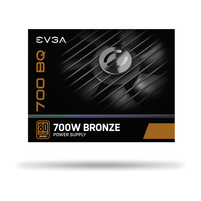 Захранващ блок EVGA 700 BQ, 80+ BRONZE 700W Полумодулен на супер цена