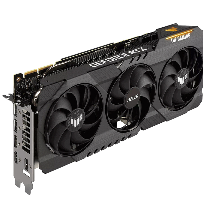 ASUS TUF Gaming GeForce RTX™ 3090 24Gb Поглед отстрани 2