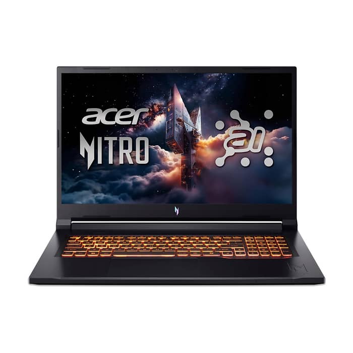 Acer Nitro V17, NG-ANV17-41-R14D, AMD Ryzen R7 260 ( up to 5.1GHz, 16MB), 17.3" FHD(1920x1080)IPS 144Hz, 1*16GB DDR5 (1 slot free), 1024GB PCIe NVMe SSD, NVIDIA GeForce RTX 4050 6GB GDDR6, Wi-Fi AX, BT, Win 11 Home, Black на супер цена