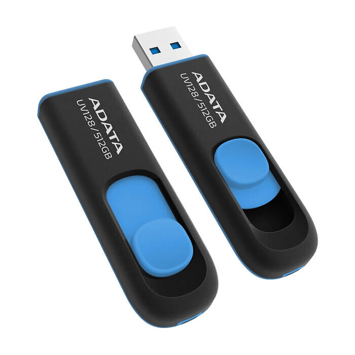 ADATA UV128 512GB USB 3.2 Black ID 74245 (тъмнейл - 2)