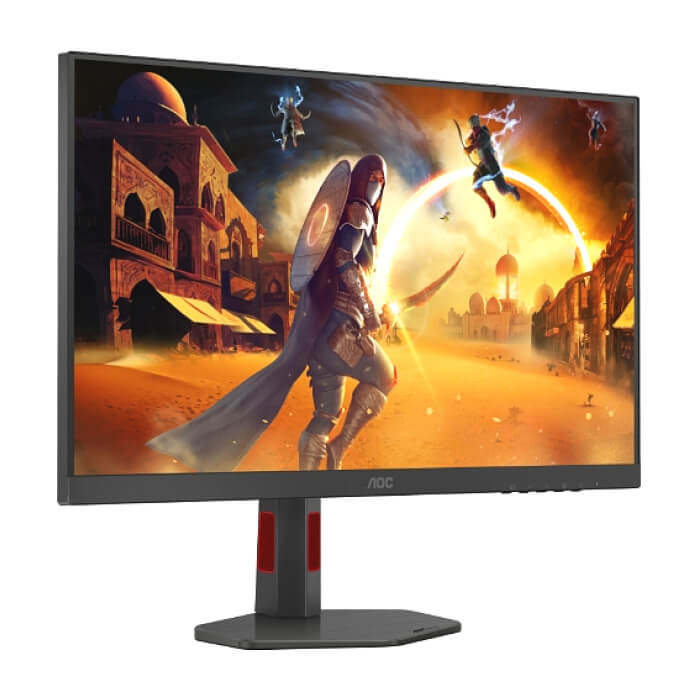 AOC Q27G4ZR, 27" Fast IPS WLED, 2560x1440@240Hz (OC 260Hz), 1ms GtG, 0.3ms MPRT, 400cd m/2, 1000:1, 80M:1 DCR, Adaptive Sync, FlickerFree, 2Wx2, Tilt, Height Adjust, Pivot, Swivel, 2xHDMI, DP ID 89871 (тъмнейл - 3)