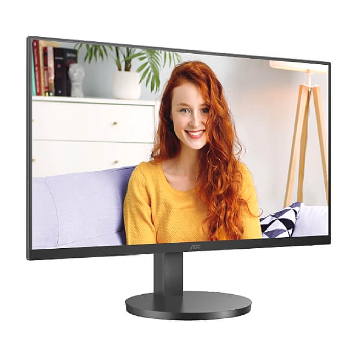 AOC U27B3AF, 27" IPS WLED, 3840x2160@60Hz, 4ms GtG, 300cd m/2, 1000:1, 50M:1 DCR, Adaptive Sync, FlickerFree, Blue Light Tech. Soft., 2Wx2, Tilt, Height Adjust, 2xHDMI, DP ID 77907 (тъмнейл - 3)