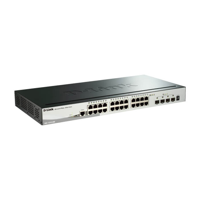 D-Link 28-Port Gigabit Stackable Smart Managed Switch including 4 10G SFP+ (тъмнейл - 2)